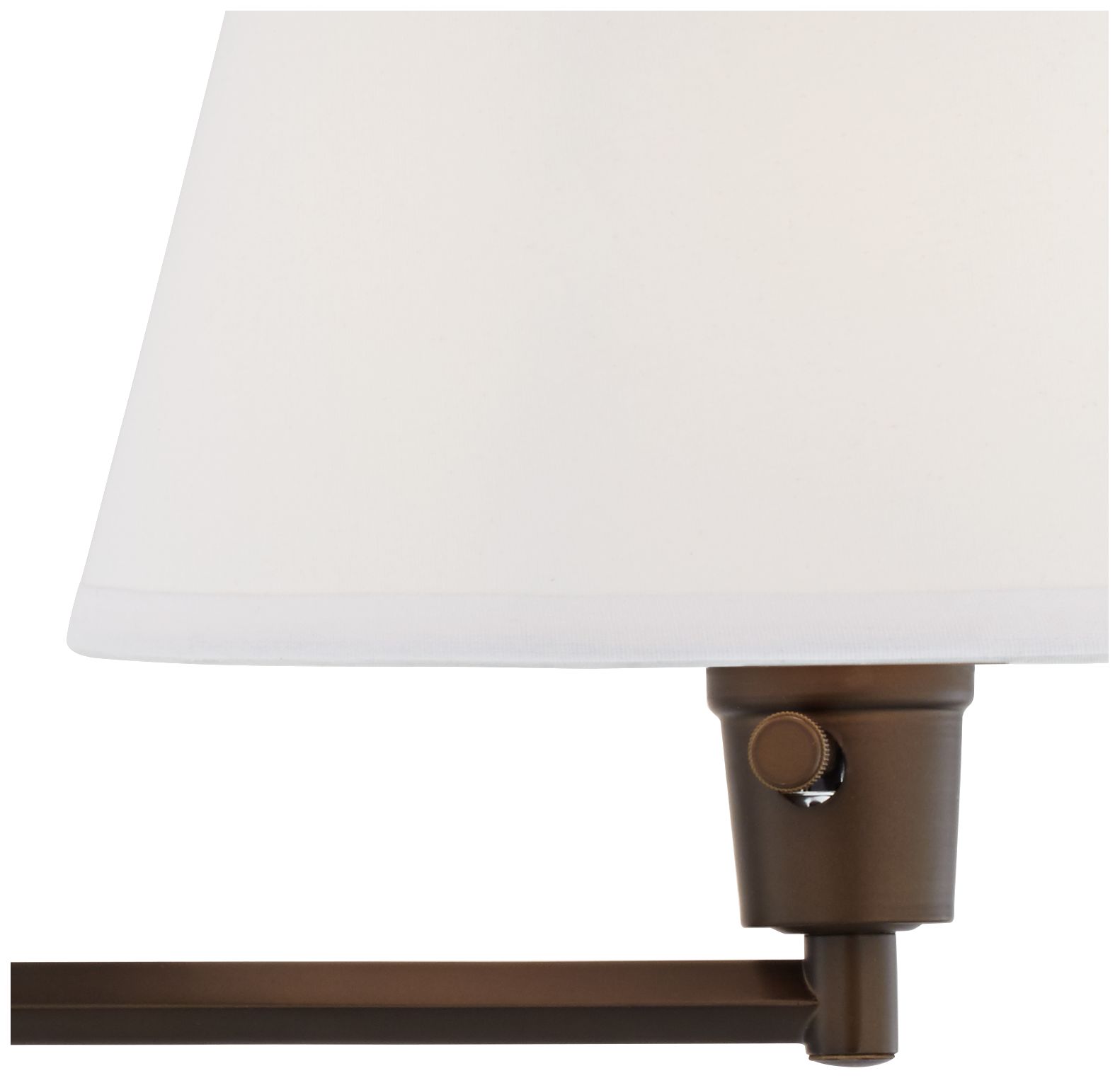 Image 4 Possini Euro Design Valentine Bronze Plug-In Swing Arm Wall Lamps Set of 2 more views