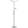 Possini Euro Design Vicina Chrome LED Torchiere Floor Lamp