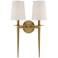 Possini Euro Design Vincenzo 19 1/4" High Gold Finish Double Wall Lamp