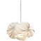 Possini Euro Design White Cloud 15" Wide Pendant Chandelier