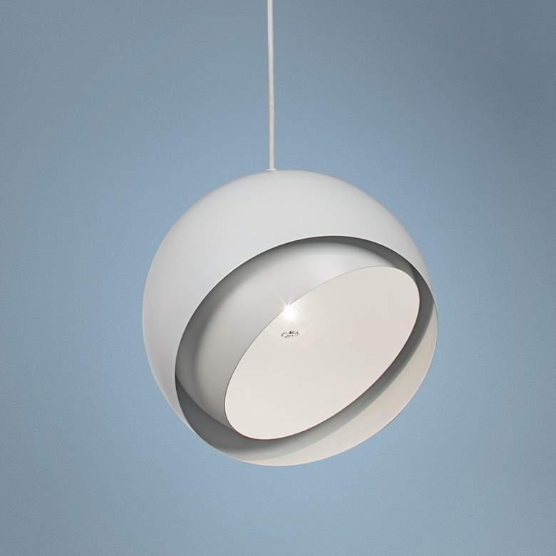 Image 1 Possini Euro Design Willa 11 inchW Contemporary Pendant Light