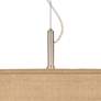 Thumbnail3 of Possini Euro Design Woven Burlap 20" Wide Modern Pendant Chandelier more views