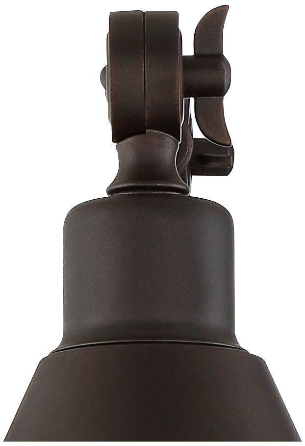 Image 4 Possini Euro Design Wray Bronze Metal Adj. Plug-In Wall Lamps Set of 2 more views