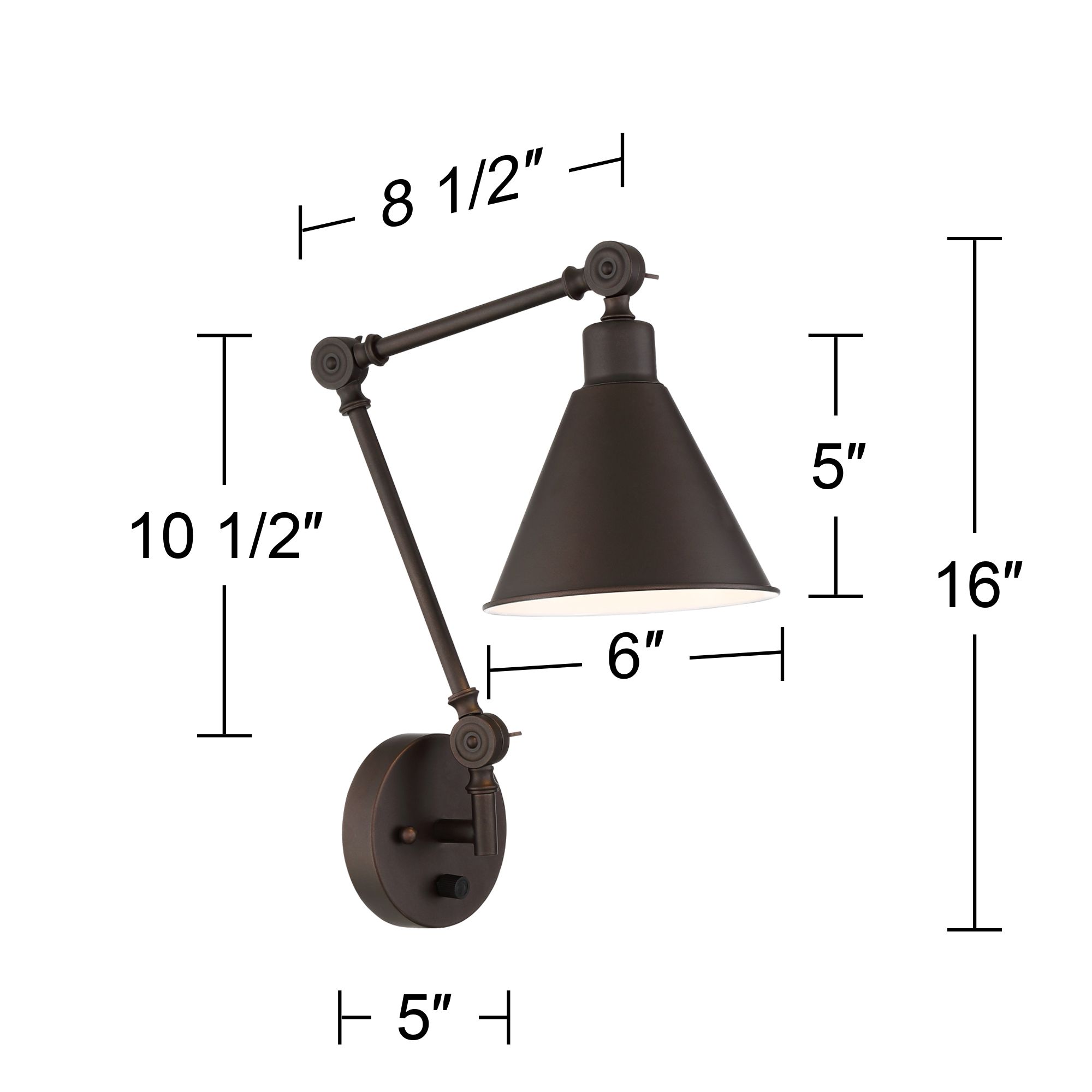Set of 2 Wray Wall Lamps