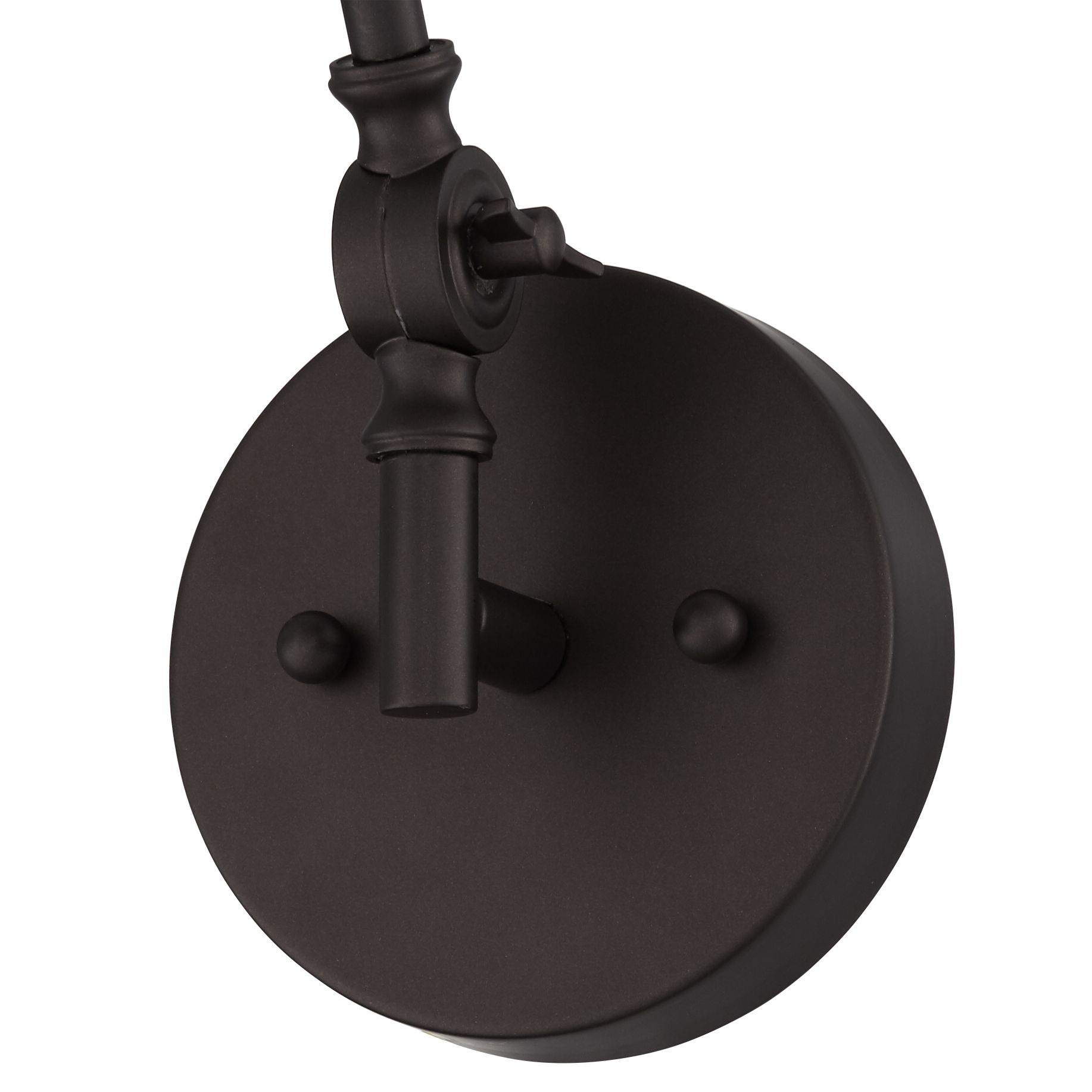 Image 5 Possini Euro Design Wray Bronze Metal Adjustable Hardwire Wall Lamp more views