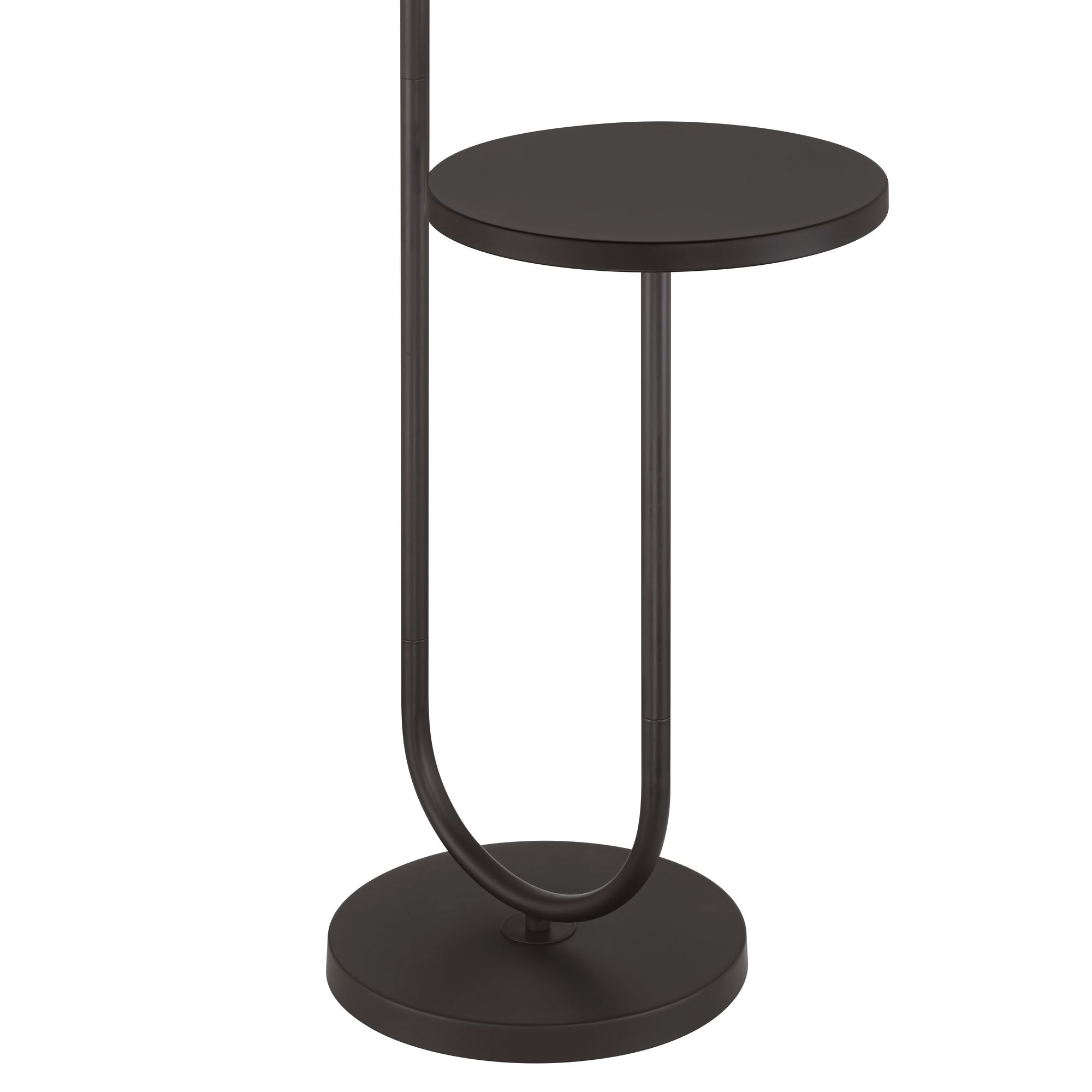 Image 6 Possini Euro Deva 61" High Modern Bronze Side Table Floor Lamp more views