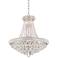 Possini Euro Diana 20" Wide Nickel Crystal Chandelier