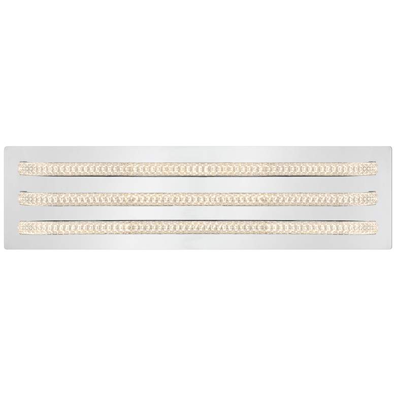 Image 5 Possini Euro Diana 23 1/2" Wide Chrome LED Bathroom Vanity Light more views