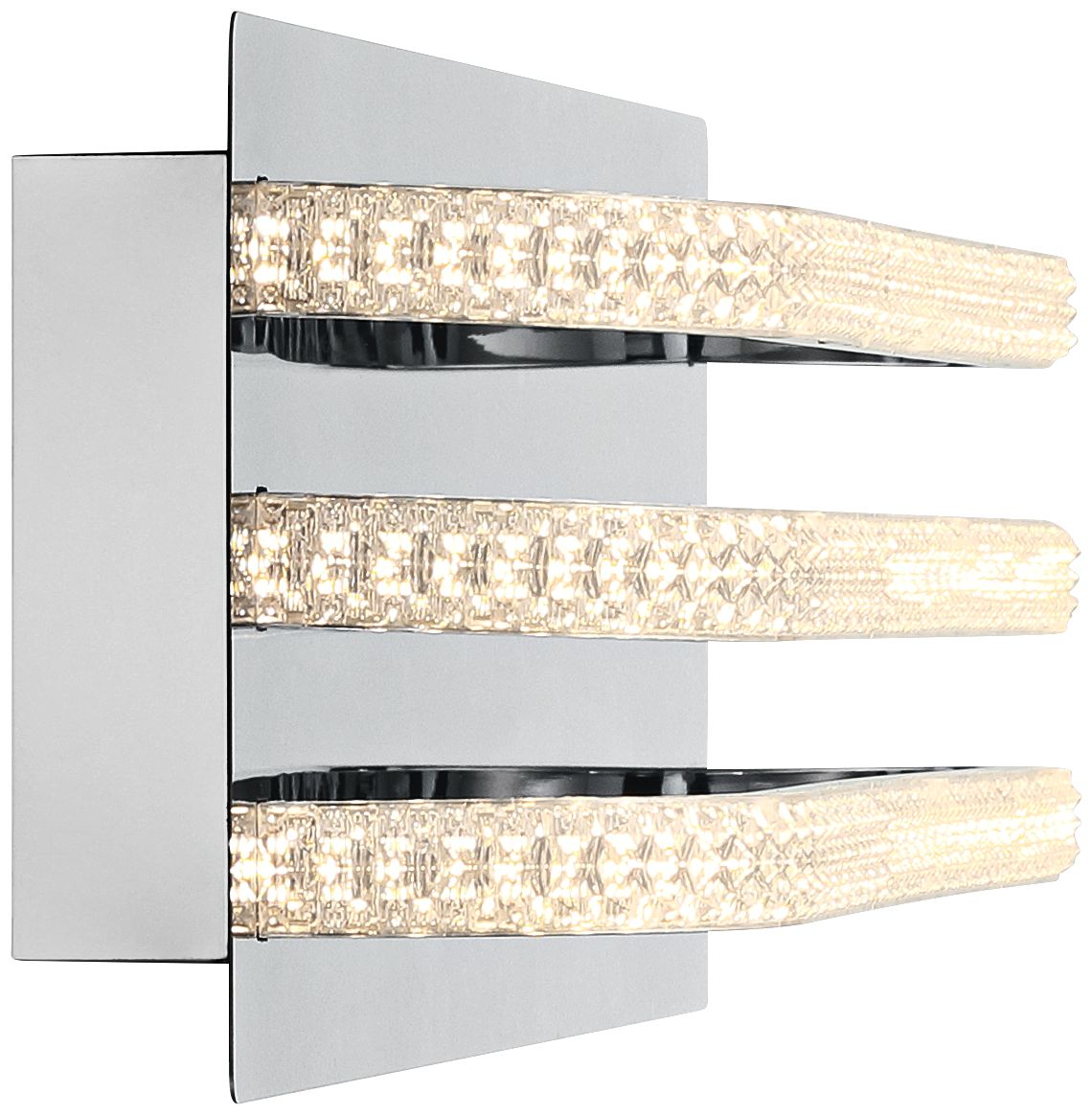 Possini Euro Diana 23 1/2" Wide Chrome LED Bathroom Vanity Light