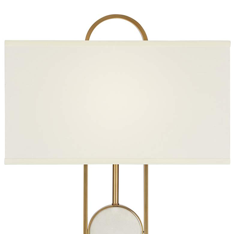 Image 4 Possini Euro Disc 68" High Gold and Marble Modern Floor Lamp more views