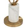 7_Possini Euro Disc 68" High Gold and Marble Modern Floor Lamp more views