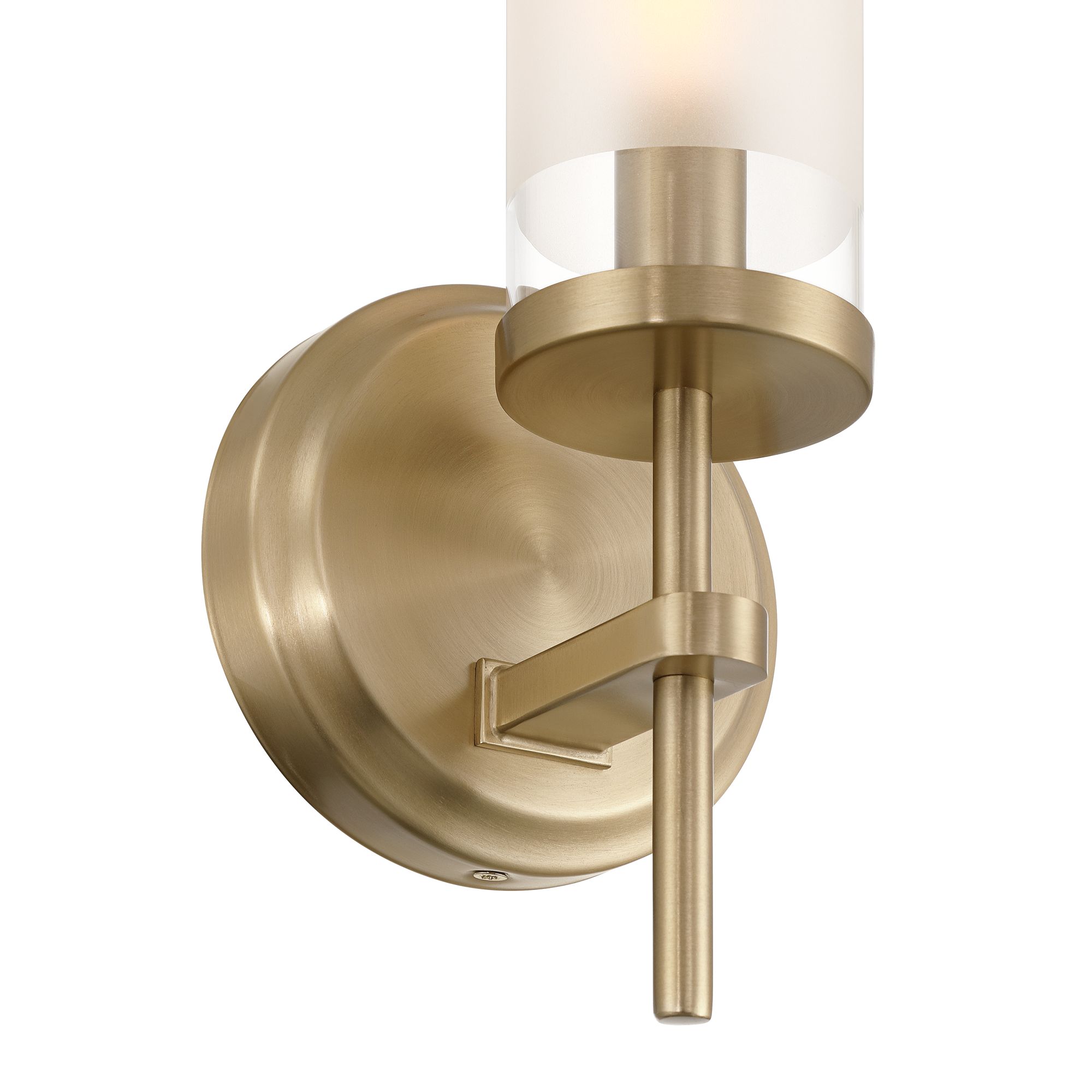 Image 4 Possini Euro Domenico 12 1/2" High Satin Brass Wall Sconce more views