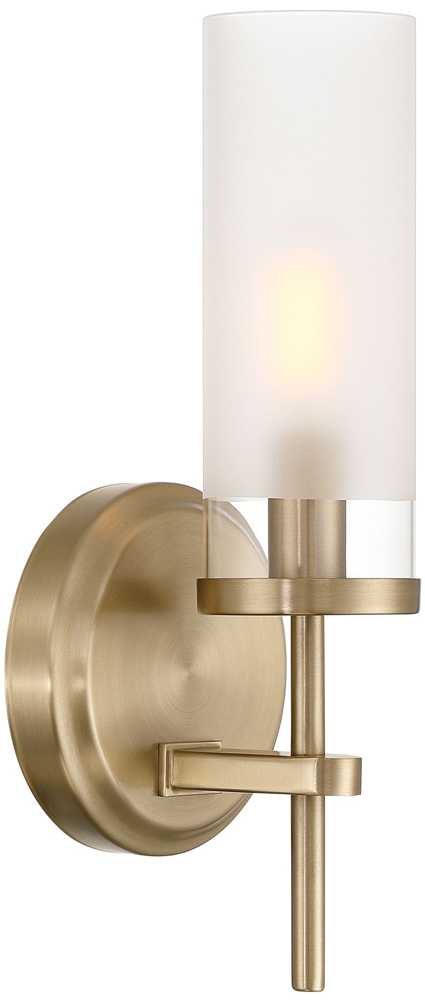 Image 7 Possini Euro Domenico 12 1/2" High Satin Brass Wall Sconce more views