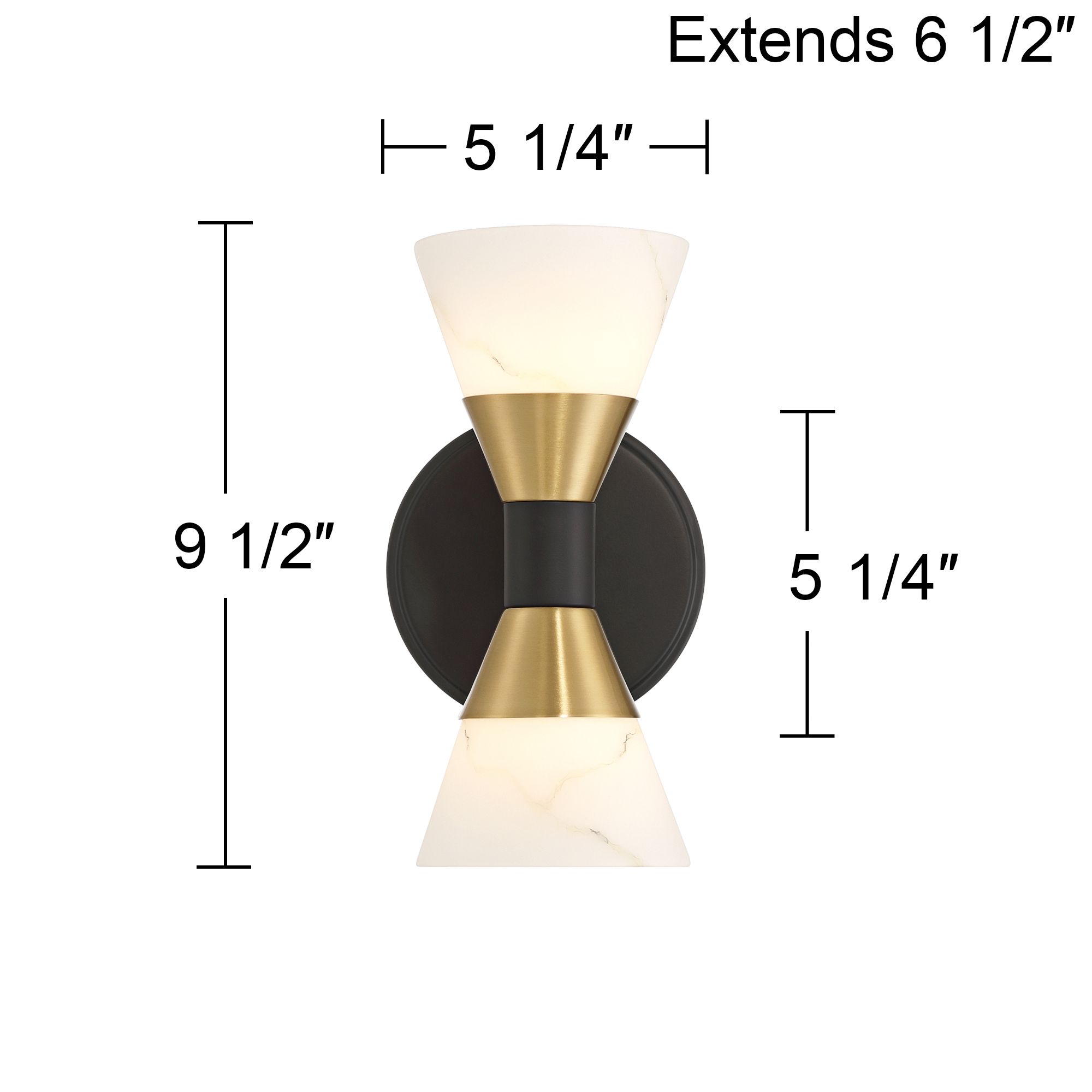 Watch A Video About the Possini Euro Domino Black and Brass 2-Light Wall Sconce