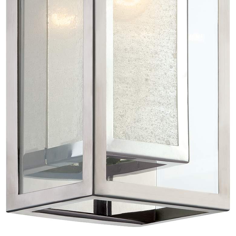 Image 2 Possini Euro Double Box 15 1/2" High Modern Chrome Wall Sconce more views