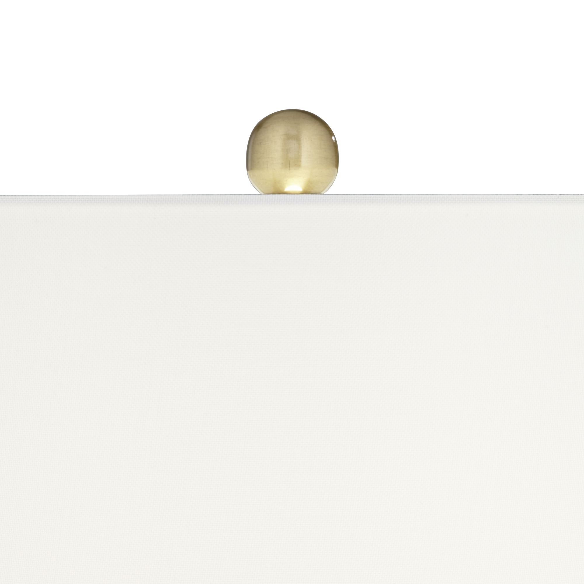 Image 4 Possini Euro Draper 26" Gold and White Modern Ceramic Table Lamp more views