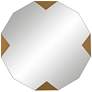3_Possini Euro Drayden 31" x 31" Golden Triangles Wall Mirror