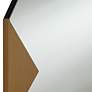 4_Possini Euro Drayden 31" x 31" Golden Triangles Wall Mirror more views