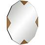 7_Possini Euro Drayden 31" x 31" Golden Triangles Wall Mirror more views