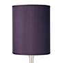 Possini Euro Droplet 23 1/2" Eggplant Purple Table Lamps Set of 2