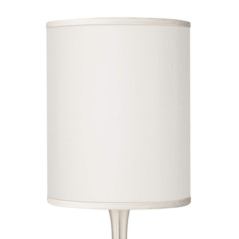 Image 2 Possini Euro Droplet 24 1/2 inch Table Lamp with Cream Faux Silk Shade more views