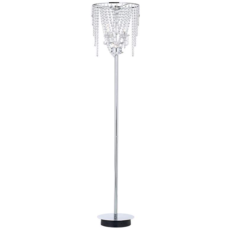 Image 1 Possini Euro Du Sur Crystal Bead Floor Lamp
