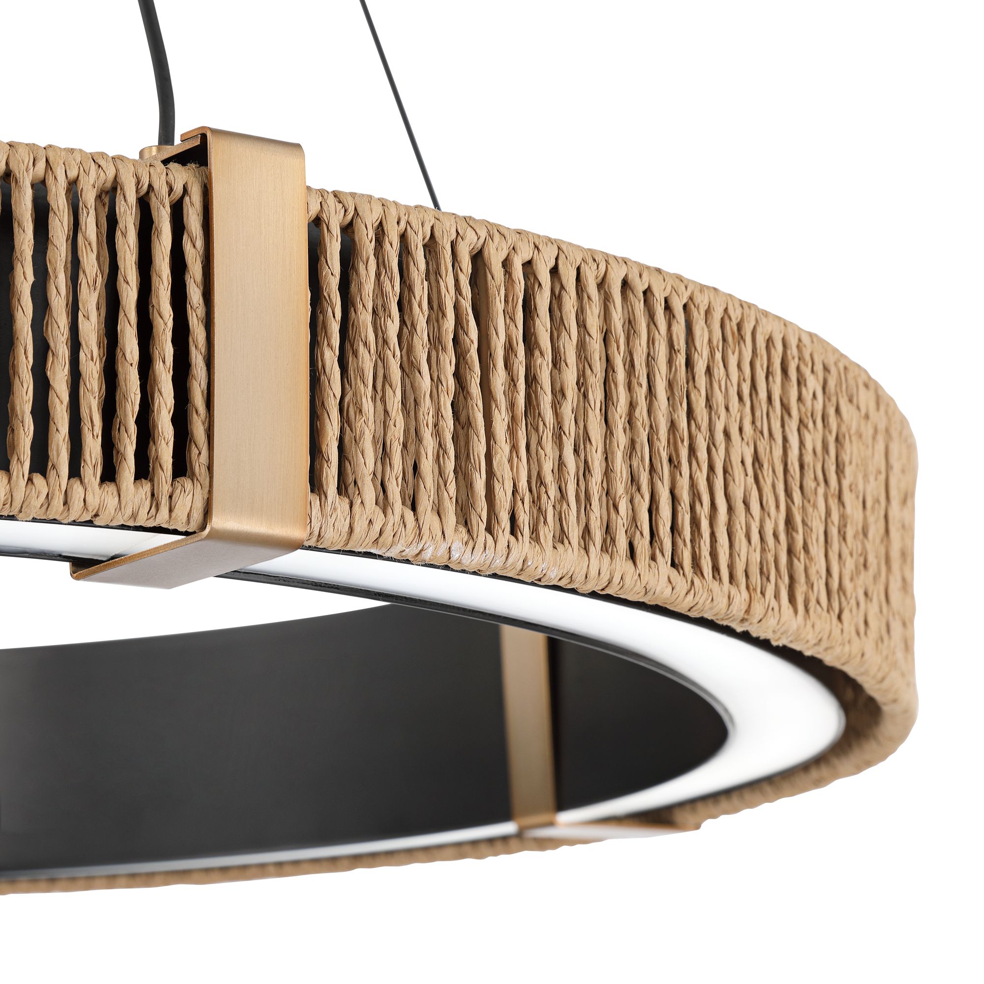 Image 4 Possini Euro Dulce 25" Wide Natural Rope LED Coastal Pendant Light more views