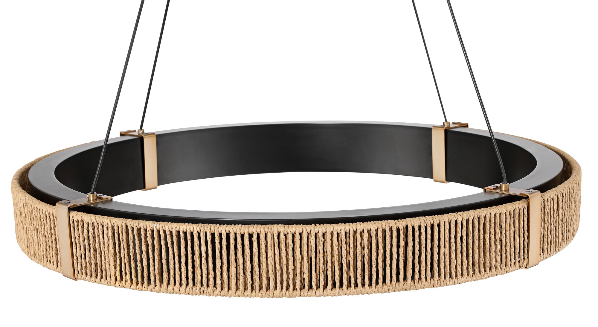 Image 5 Possini Euro Dulce 25" Wide Natural Rope LED Coastal Pendant Light more views