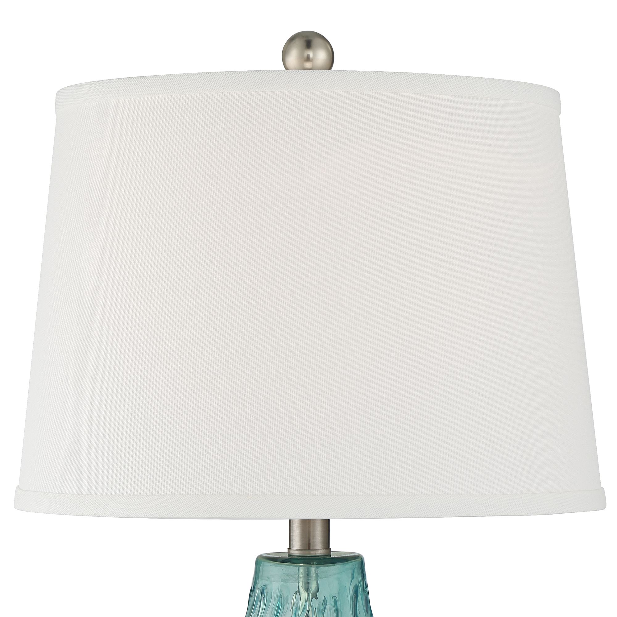 Image 3 Possini Euro Dylan 27 1/2" Blue Glass Coastal Modern Lamps Set of 2 more views