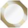 Possini Euro Echo Gold 31 1/2" x 31 1/2" Octagon Mirror