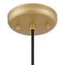 5_Possini Euro Eclipse 4 3/4" Wide Gold and White Glass LED Mini Pendant more views