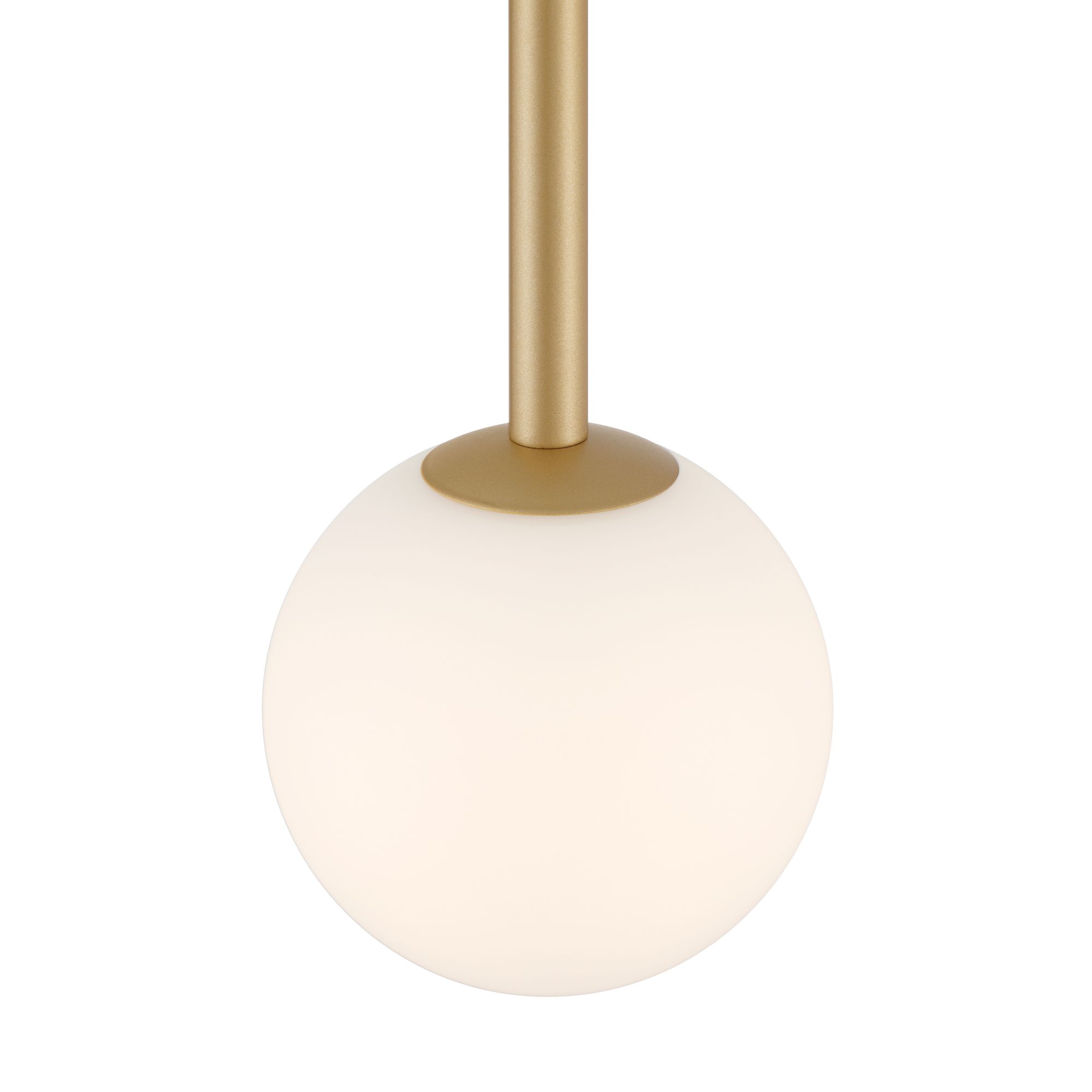 Image 4 Possini Euro Eclipse 4 3/4"W Gold and Glass LED Mini Pendant Set of 3 more views