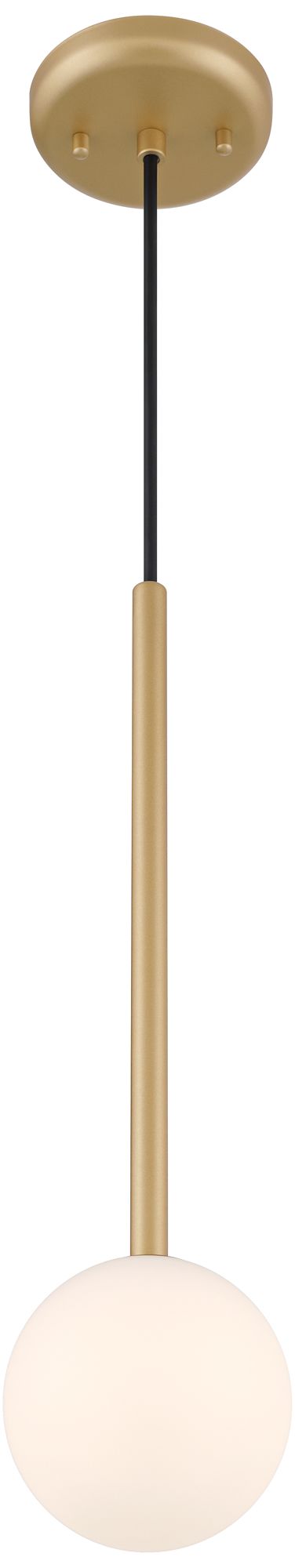 Possini Euro Eclipse 4 3/4"W Gold and Glass LED Mini Pendant Set of 3 in scene