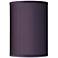 Possini Euro Eggplant Purple Faux Silk Cylinder Lamp Shade 8x8x11 (Spider)