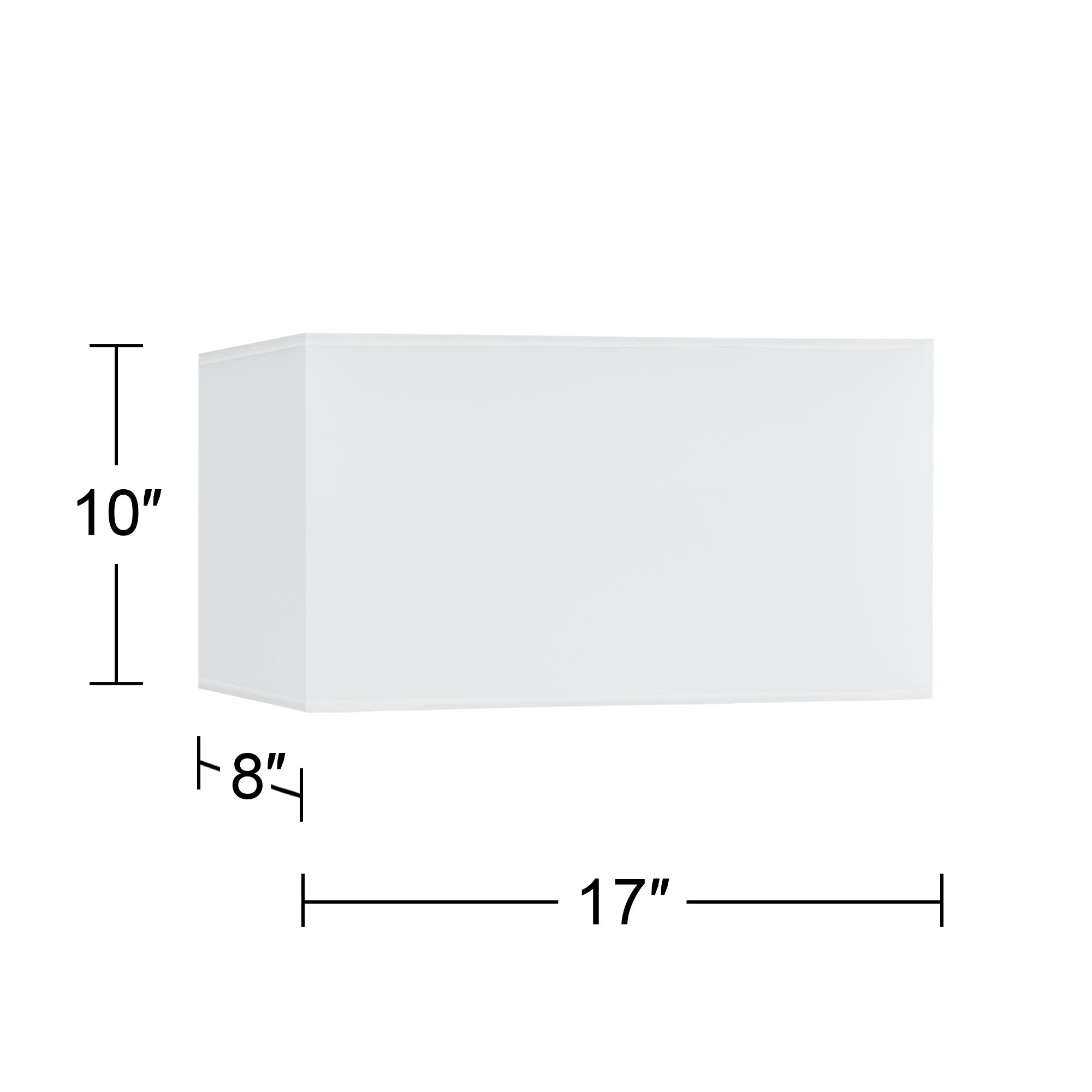 Image 5 Possini Euro Eggplant Purple Rectangular Shade 8/17x8/17x10 (Spider) more views