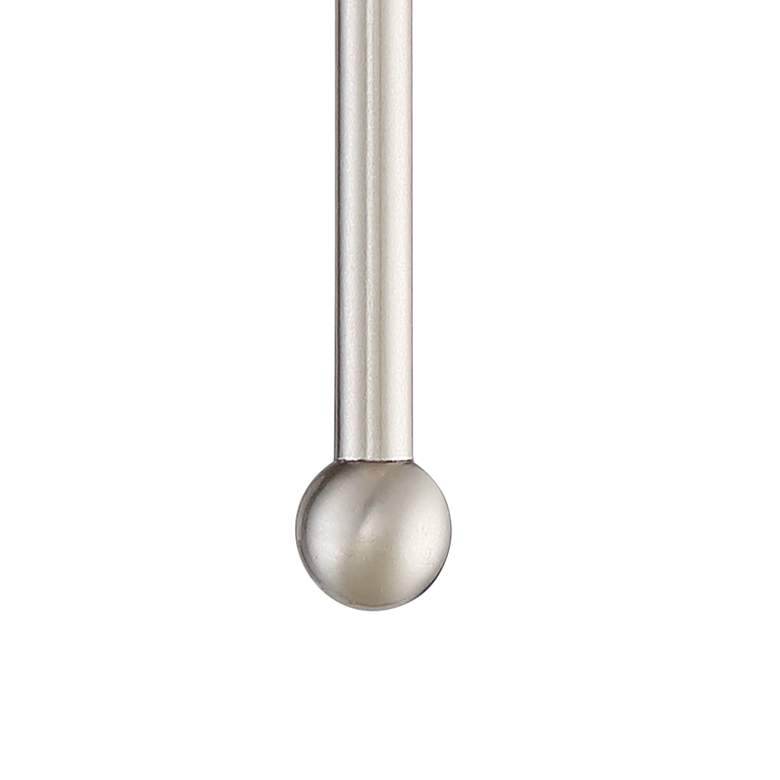 Image 4 Possini Euro Elena 21" High Brushed Nickel Wall Sconce more views