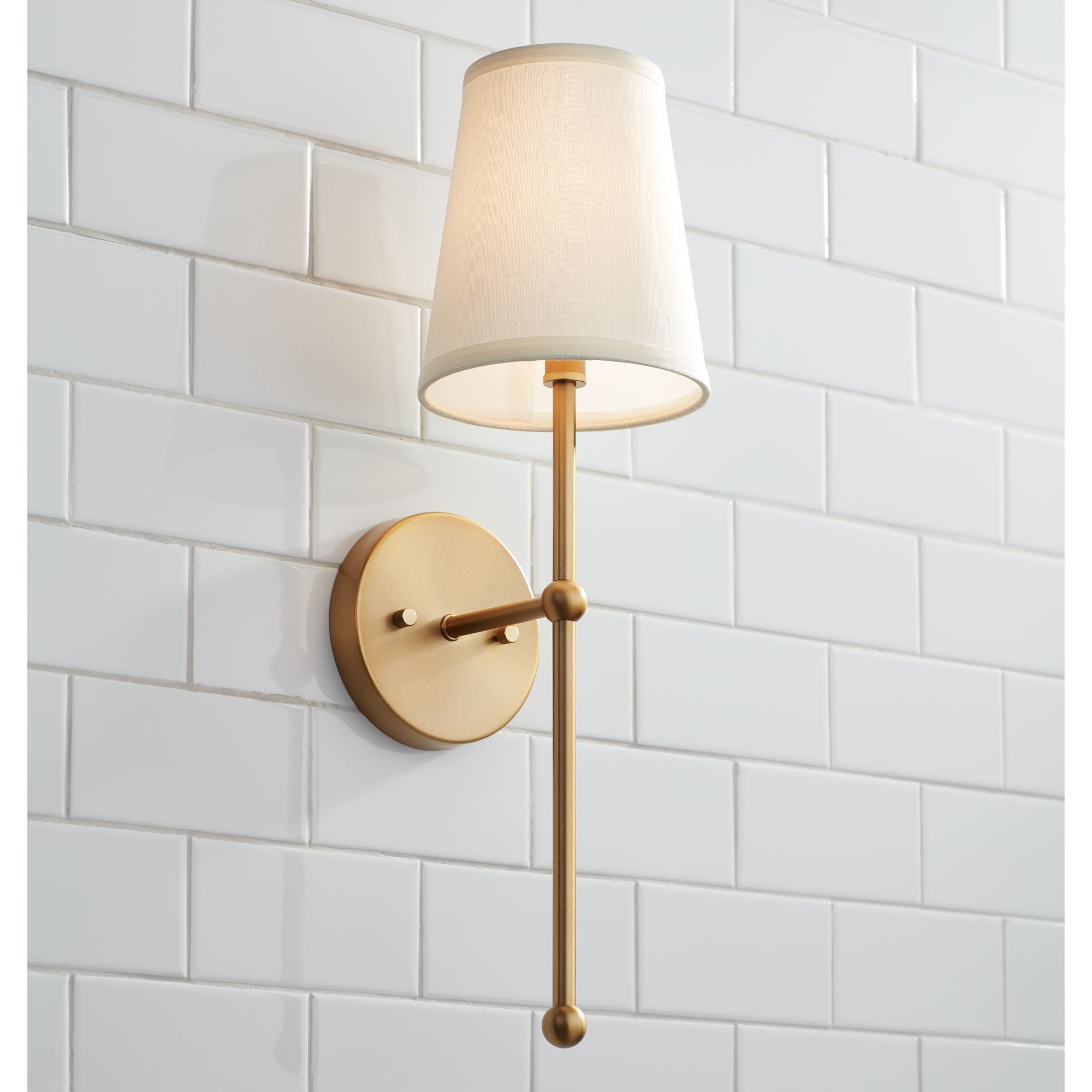 Watch A Video About the Possini Euro Elena Warm Brass Wall Sconce