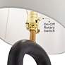 4_Possini Euro Elie 29" Speckled Black Faux Stone Modern Table Lamp more views