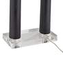 6_Possini Euro Elie 29" Speckled Black Faux Stone Modern Table Lamp more views