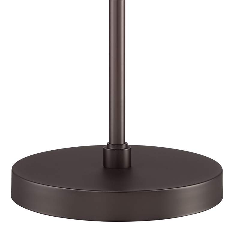 Image 6 Possini Euro Eliptik Bronze Swing Arm LED Floor Lamp more views
