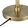 Possini Euro Eliptik Warm Gold LED Adjustable Swing Arm Desk Lamp