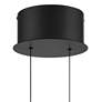 7_Possini Euro Eliza 19 3/4" Matte Black  Brass LED Ring Pendant Light more views