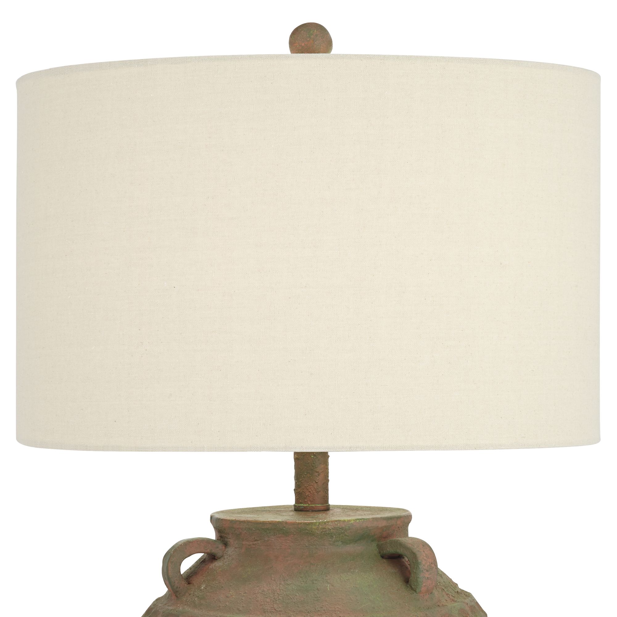 Image 4 Possini Euro Eliza 25 1/2" High Rustic Musk Green Jar Table Lamp more views