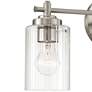 3_Possini Euro Elizabeth 21 3/4" Wide Brushed Nickel 3-Light Bath Light more views