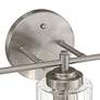 4_Possini Euro Elizabeth 21 3/4" Wide Brushed Nickel 3-Light Bath Light more views