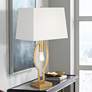 Thumbnail1 of Possini Euro Ella 29" Brass Table Lamp with USB Port and Night Light