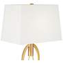 Thumbnail4 of Possini Euro Ella 29" Brass Table Lamp with USB Port and Night Light more views