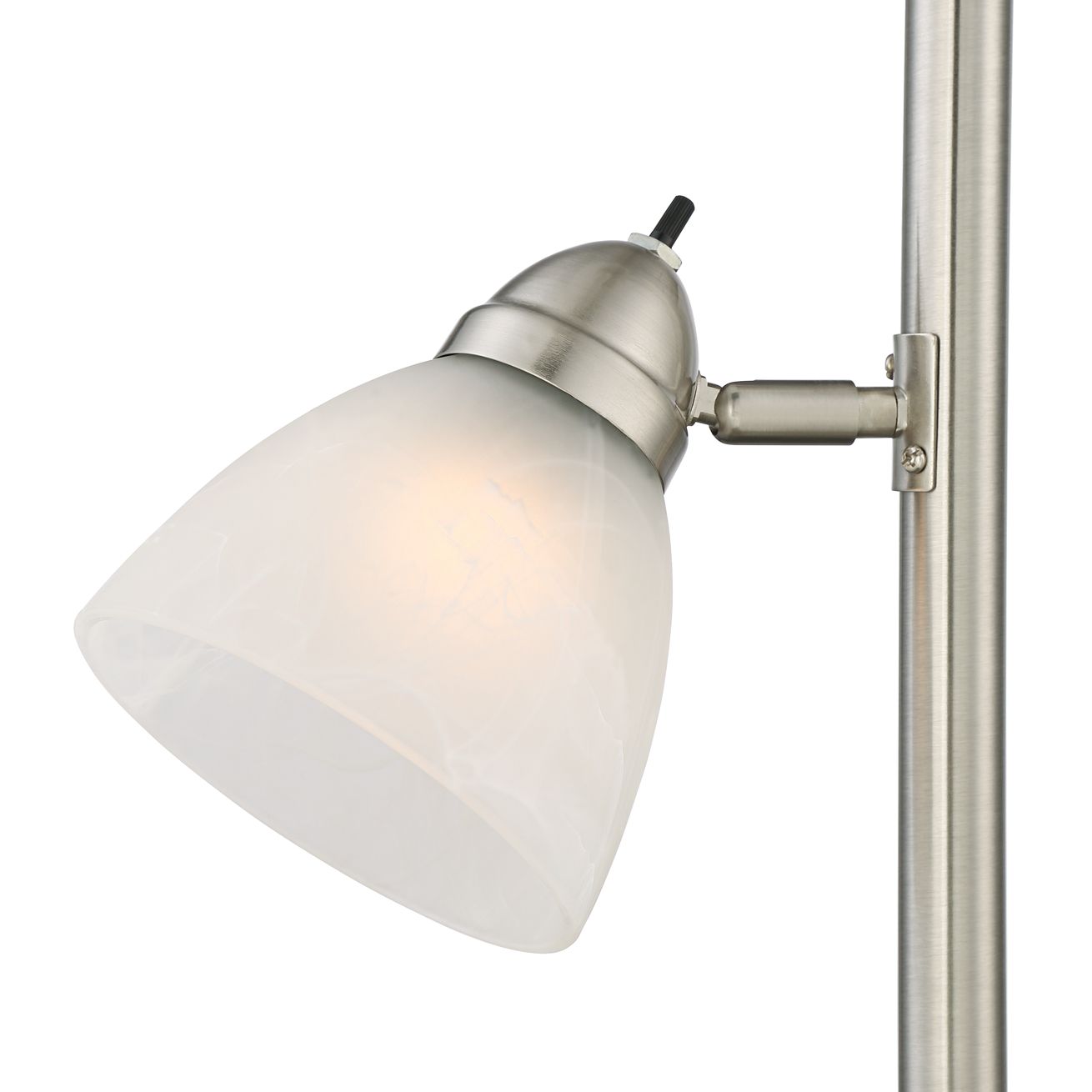 Watch A Video About the Ellery Brushed Nickel Tree Torchiere Floor Lamp