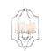 Possini Euro Elliot Lake 16 3/4" Wide Chrome Foyer Pendant