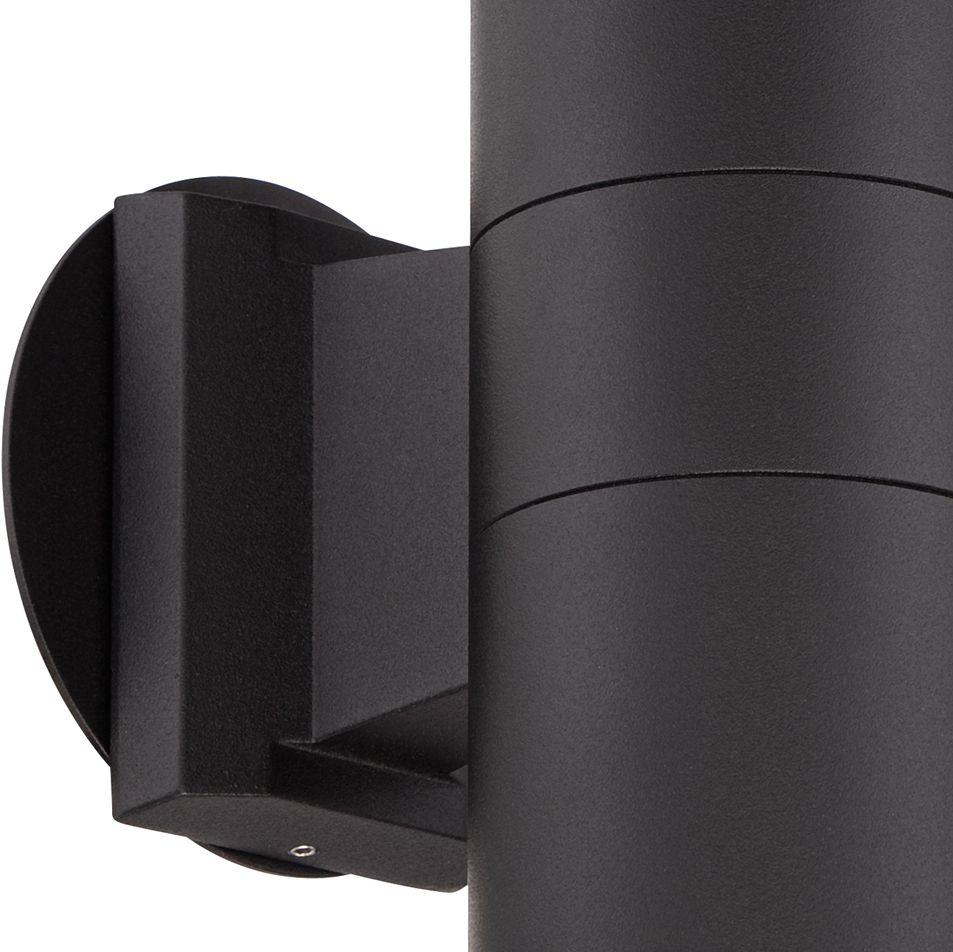 Image 3 Possini Euro Ellis 11 3/4" Black Up-Down Outdoor Wall Light Set of 2 more views